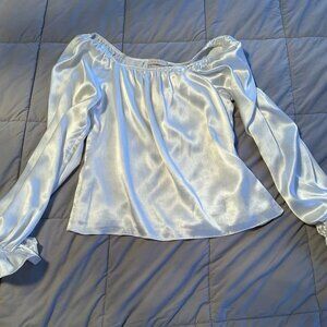 RAMY BROOK off shoulder long sleeve top